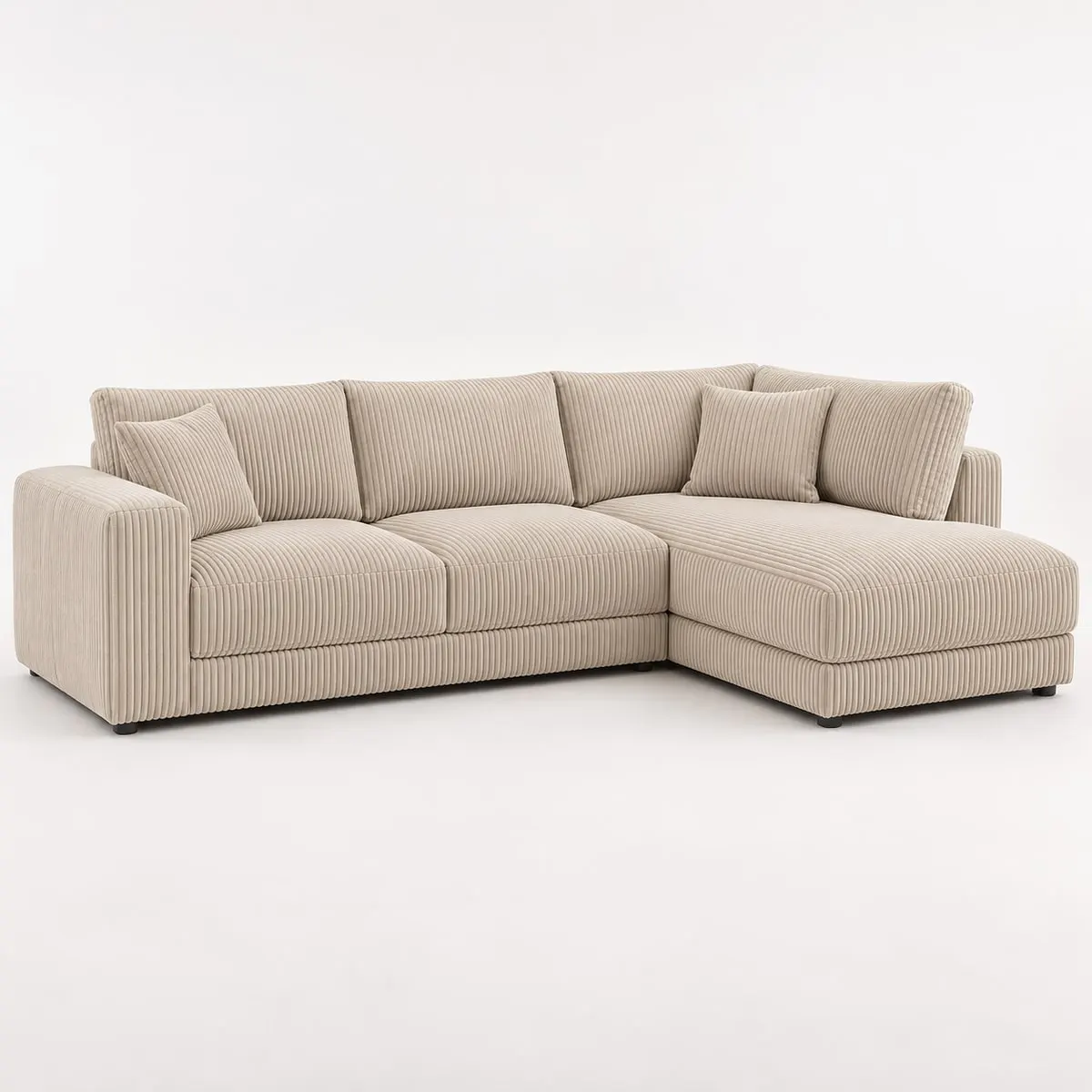 ecksofa Ecksofa mit Bettfunktion natur Microfaser von POCO als Studioaufnahme