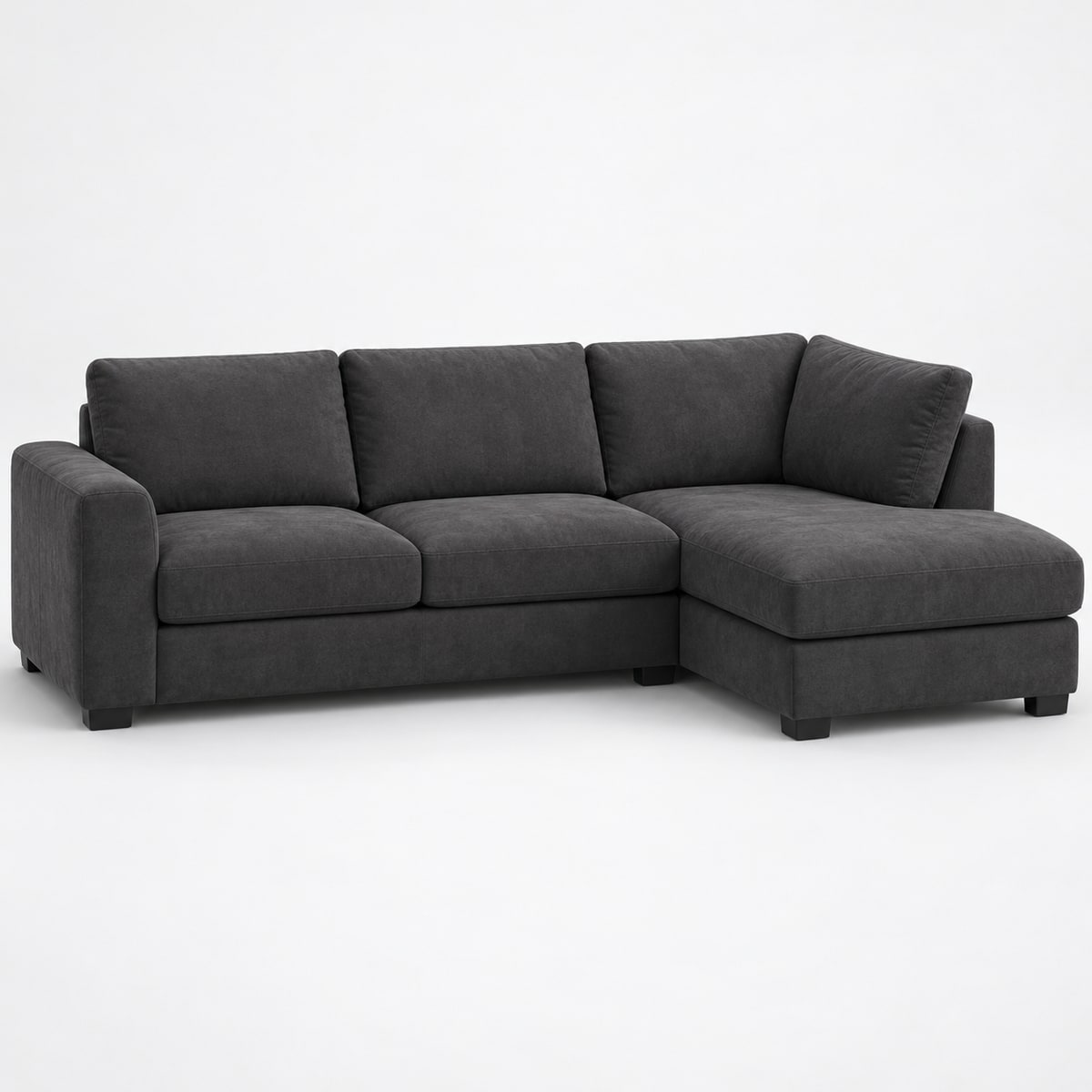 ecksofa Ecksofa anthrazit Microfaser von POCO als Studioaufnahme