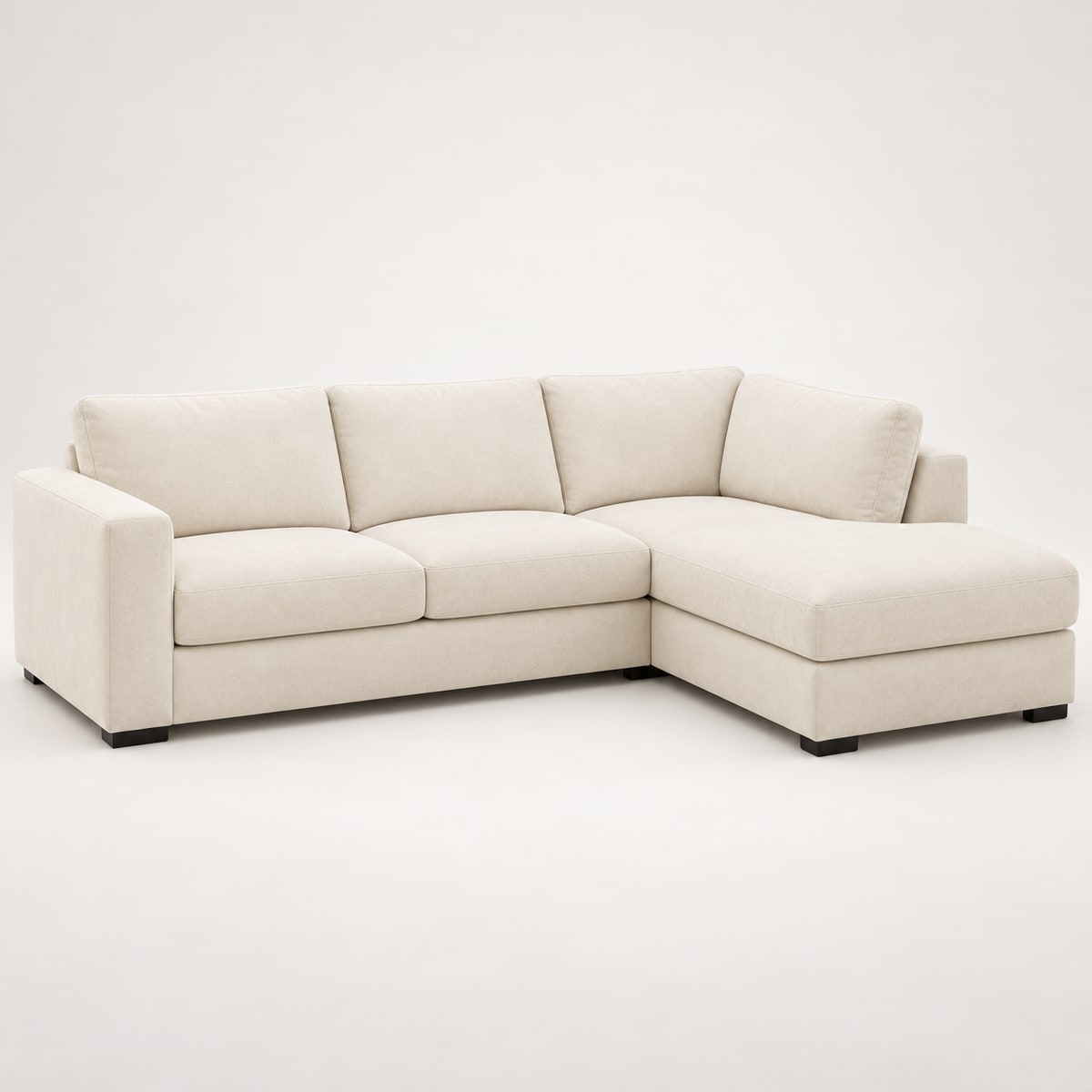 ecksofa Ecksofa creme Microfaser von POCO als Studioaufnahme