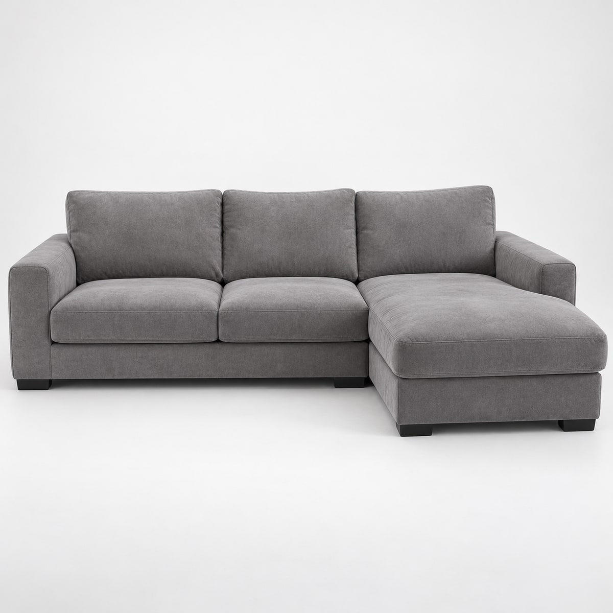 ecksofa Ecksofa grau Microfaser von POCO als Studioaufnahme