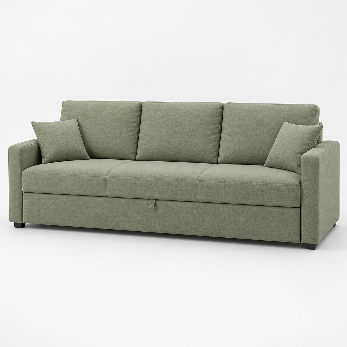 schlafsofa Schlafsofa Alicante salbei Webstoff von POCO in Salbei als Studioaufnahme